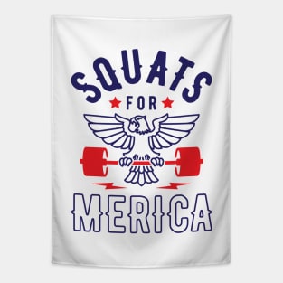 Squats For Merica v2 Tapestry