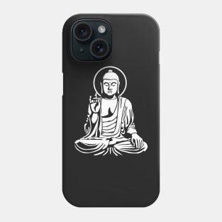 Young Buddha (white) Phone Case