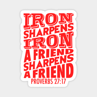 Proverbs 27:17 Magnet