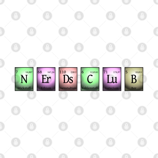 nerds club in chemical elements... by pASob