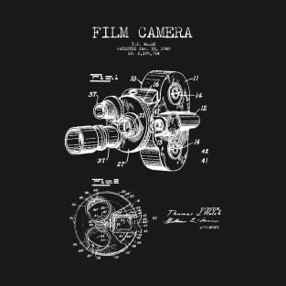 Film Camera Patent T-Shirt