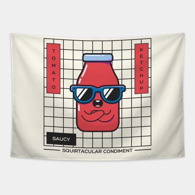 Tomato Ketchup — The Squirtacular Condiment Tapestry by lufiassaiful