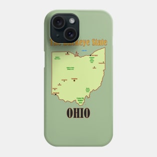 Ohio Map Phone Case