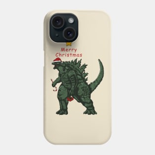 Godzilla Merry Christmas Phone Case