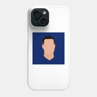 César Azpilicueta Minimalistic Face Art Phone Case