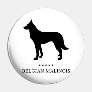 Belgian Malinois Black Silhouette Pin