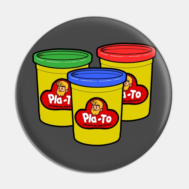 Plato Play-Doh Pin by Harley Warren