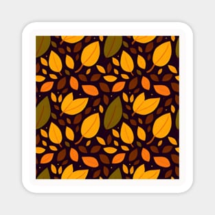 Autumn Leaves Design Magnet