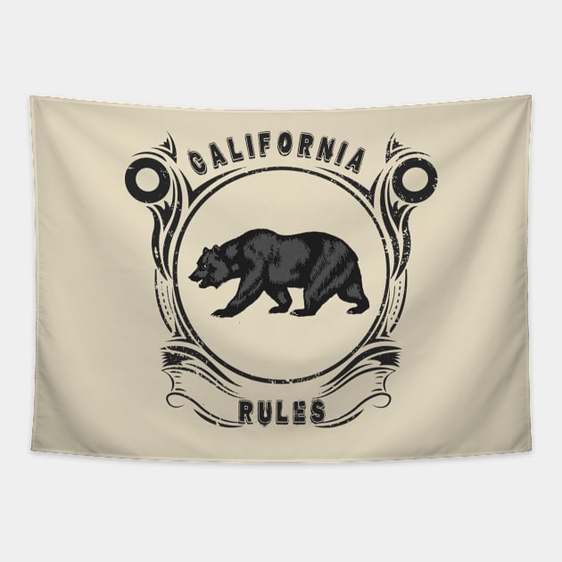 California Rules Tapestry by GLStyleDesigns