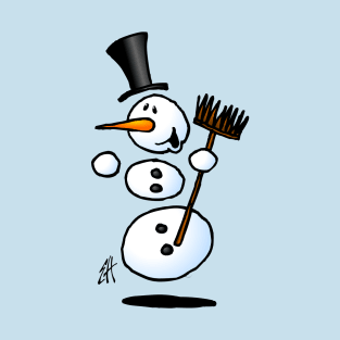 Dancing snowman T-Shirt