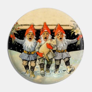 “Caroling Gnomes” by Jenny Nystrom Pin