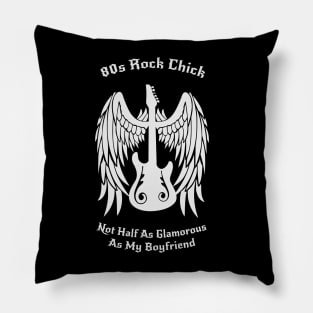 1980s Rock Chick Pillow