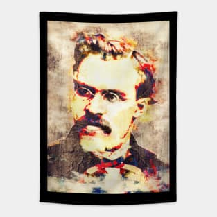 Friedrich Nietzsche Pop Art Tapestry