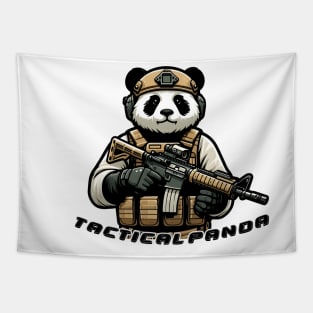 Tactical Panda Tapestry