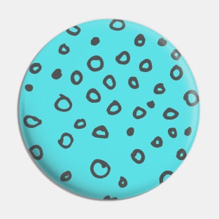 Abstract boho grey bubble pattern Pin