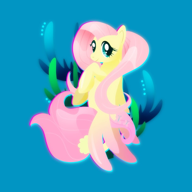 Seapony Fluttershy by Ilona's Store