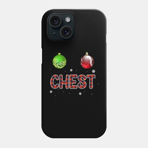 Chest Nuts And Balls Matching Christmas For Couples Phone Case by Watermelon Party