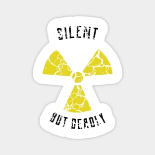 Nuclear Science Silent But Deadly Radiation Symbol Magnet