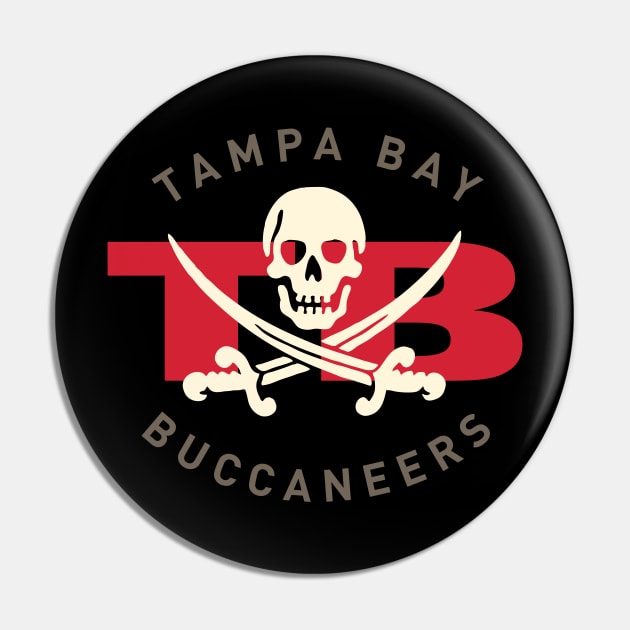 Tampa Bay Buccaneers 2 by Buck Tee Originals Pin by Buck Tee