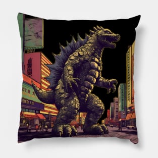 Monster Reptile in Tokyo Pillow