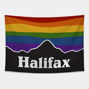 Halifax Rainbow Pride Sunset Tapestry