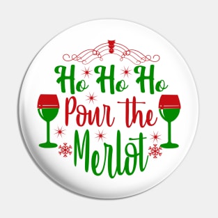 Christmas 19 - Ho ho ho! Pour the merlot! Pin