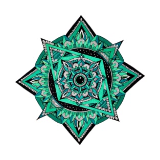 Turquoise Mandala T-Shirt