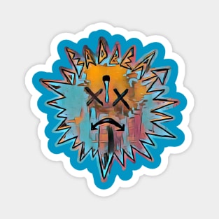 dEAdbEAt Spike Rust design Magnet