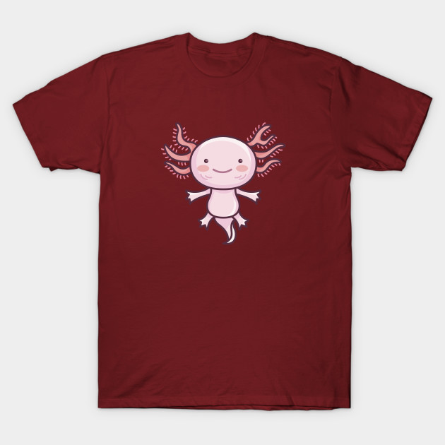 Disover Cute Baby Axolotl Cartoon - Baby Axolotl - T-Shirt