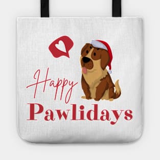 Happy Pawlidays Tote