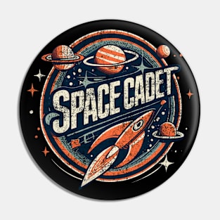 Space Cadet - Vintage worn and aged Pin