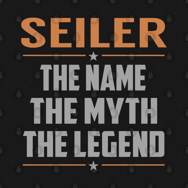 SEILER The Name The Myth The Legend by YadiraKauffmannkq