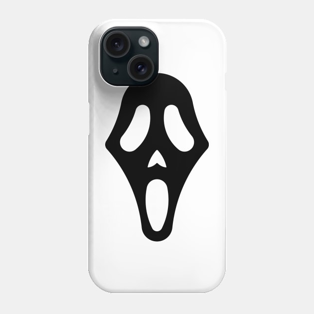 Spooky Halloween Ghost Face Phone Case by FaelynArt