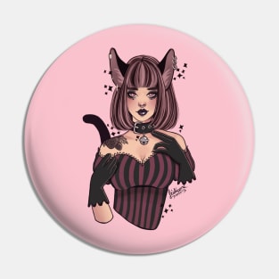 Black cat Pin