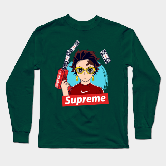 Demon Slayer Tanjiro Supreme Swag Style Anime Lovers Demon Slayer Long Sleeve T Shirt Teepublic Posted in hype almost 5 years ago. demon slayer tanjiro supreme swag style anime lovers by outakulifestyle