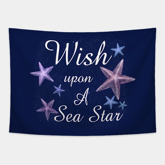 Wish Upon A Sea Star Tapestry by ElementalEmbers