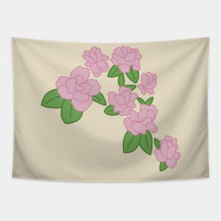 Pink Flowers Tapestry