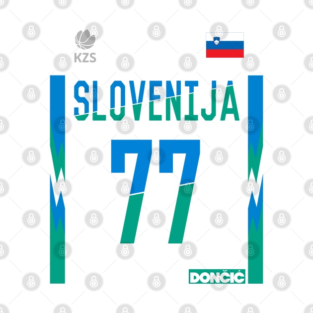 Luka Doncic 2023 Slovenija World Cup by darklordpug