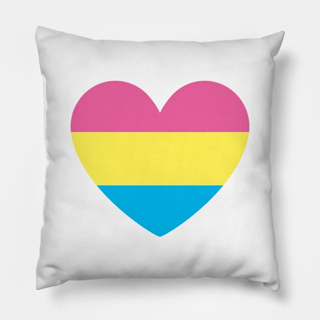 Pansexual Heart Pillow by s.hiro