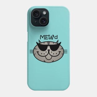 MEW'd - Cool Grey Tabby Phone Case