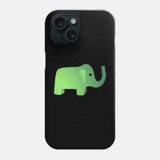 Cute Green Elephant Phone Case