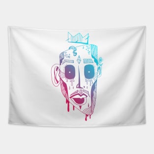 Dual Color Strange King Juan Tapestry