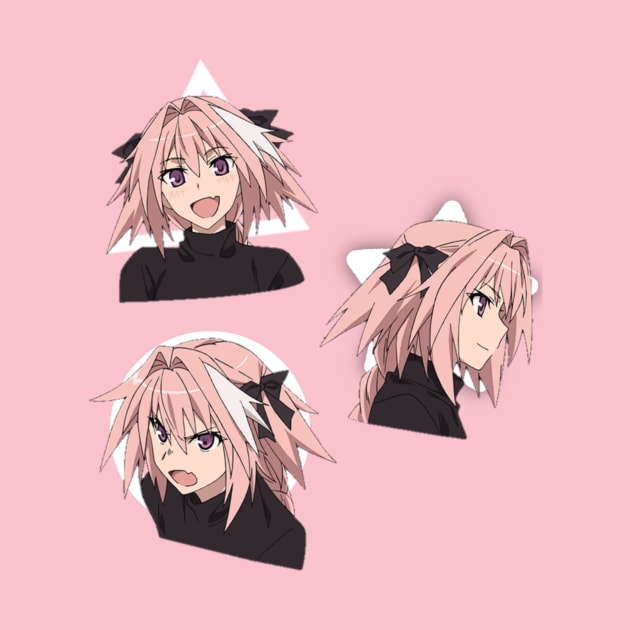 Astolfo's faces by jadehydra