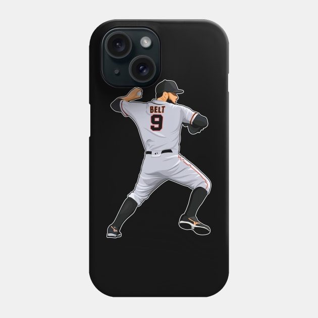 Brandon Belt #9 Make A Throw Phone Case by RunAndGow