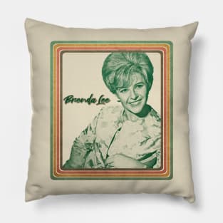 Brenda Lee Retro Vintage Pillow