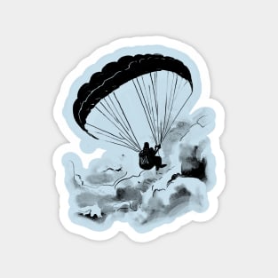 Flying above the Clouds - Paragliding Magnet