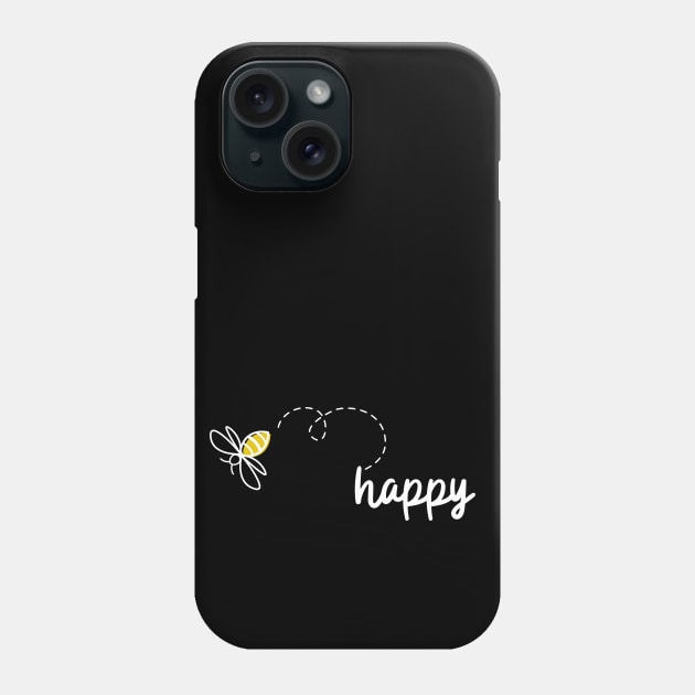 Bee happy Phone Case by Lionik09