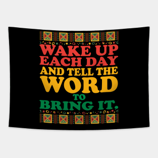 Happy Juneteenth History 2023 Black History Month 24/7/365 Tapestry