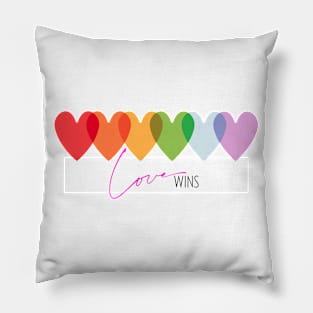 PRIDE - Love Wins - ALWAYS Pillow