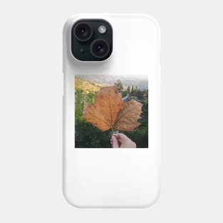 Fall leaf photography Phone Case